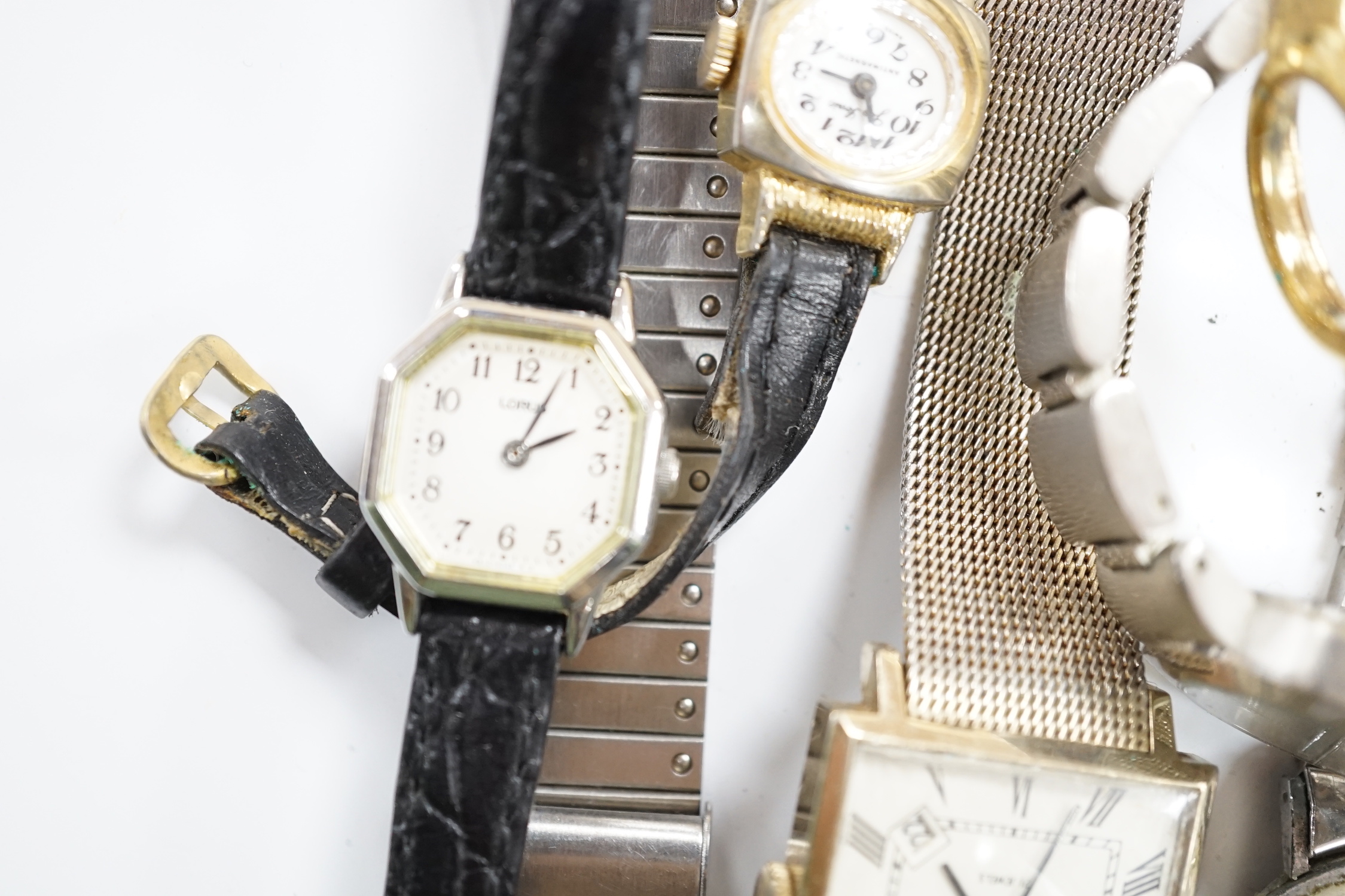 A large quantity of assorted mainly modern wrist watches, wrist and pocket movements, straps, bracelets, etc.